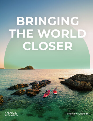 Thumbnail Marriott Vacations Worldwide Annual Report 2023