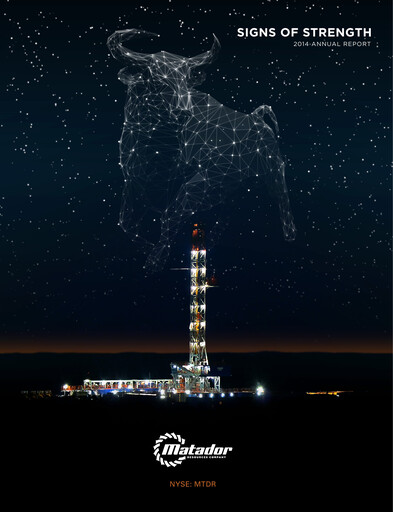 Miniature Matador Resources Rapport annuel 2014