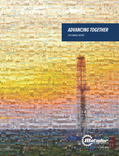 Miniature Matador Resources Rapport annuel 2015