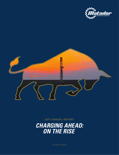 Miniature Matador Resources Rapport annuel 2017