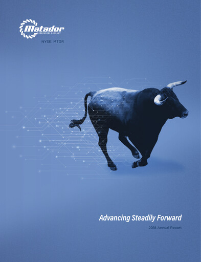 Miniature Matador Resources Rapport annuel 2018