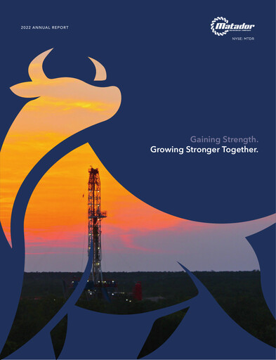 Miniature Matador Resources Rapport annuel 2022