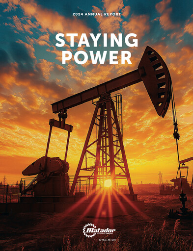 Miniature Matador Resources Rapport annuel 2024