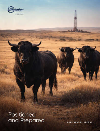 Miniature Matador Resources Rapport annuel 2025