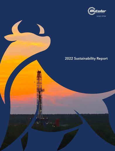 Thumbnail Matador Resources Sustainability Report 2022