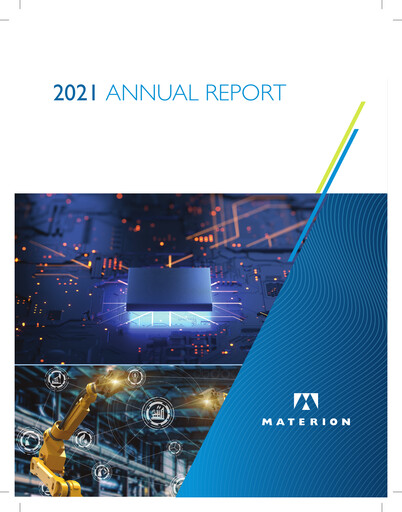 Thumbnail Materion
 Annual Report 2021