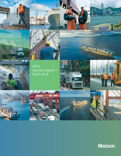 Thumbnail Matson Annual Report 2014