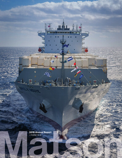 Thumbnail Matson Annual Report 2018