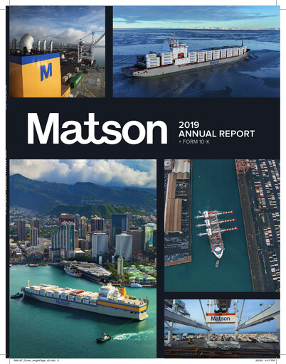 Thumbnail Matson Annual Report 2019