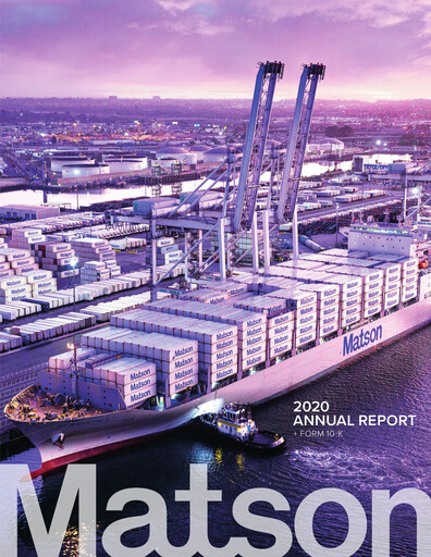 Thumbnail Matson Annual Report 2020