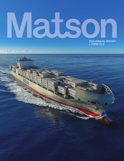Thumbnail Matson Annual Report 2024