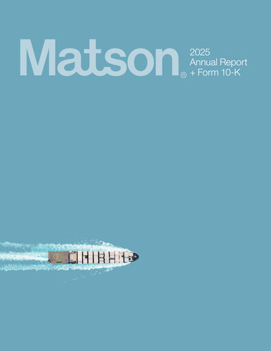 Thumbnail Matson Annual Report 2025
