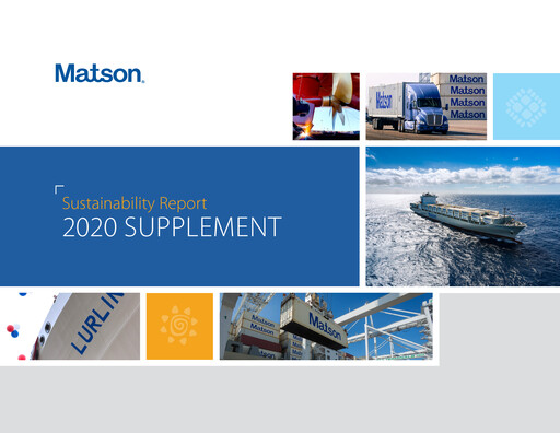 Thumbnail Matson Sustainability Report 2020