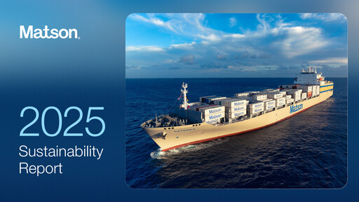 Thumbnail Matson Sustainability Report 2025
