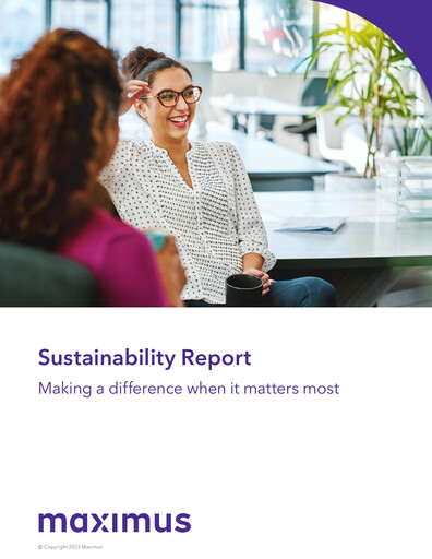 Thumbnail Maximus Sustainability Report 2022