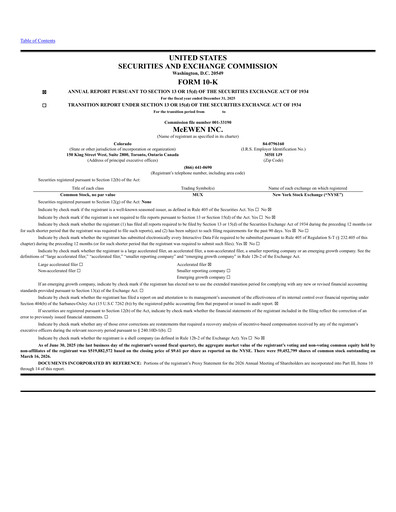 Thumbnail McEwen Mining Annual Report 2025