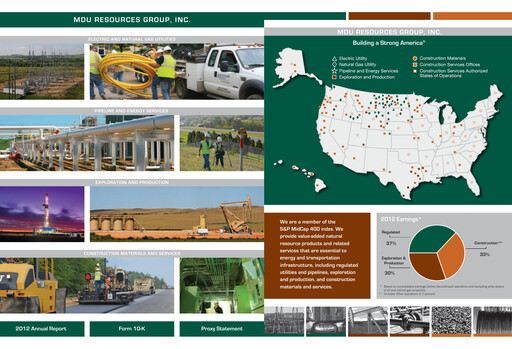 Thumbnail MDU Resources
 Annual Report 2012