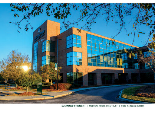 Thumbnail Medical Properties Trust
 Annual Report 2016