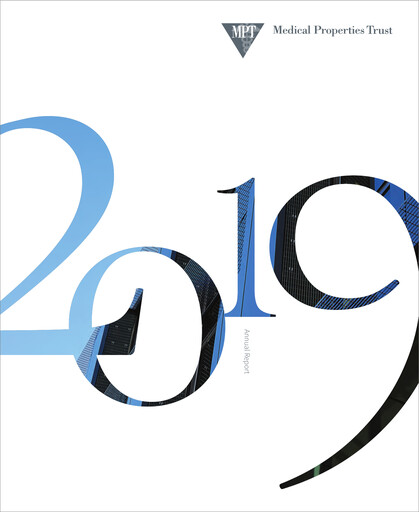 Thumbnail Medical Properties Trust
 Annual Report 2019