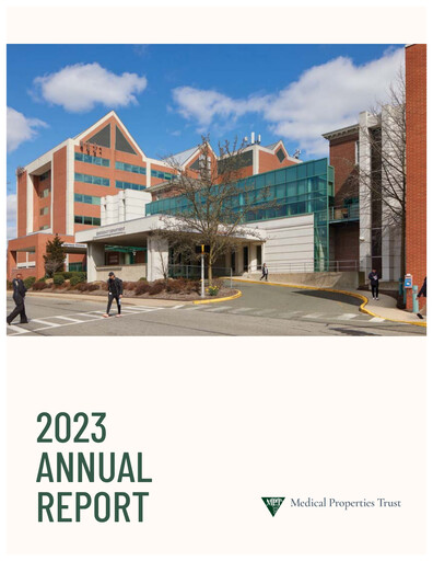 Thumbnail Medical Properties Trust
 Annual Report 2023