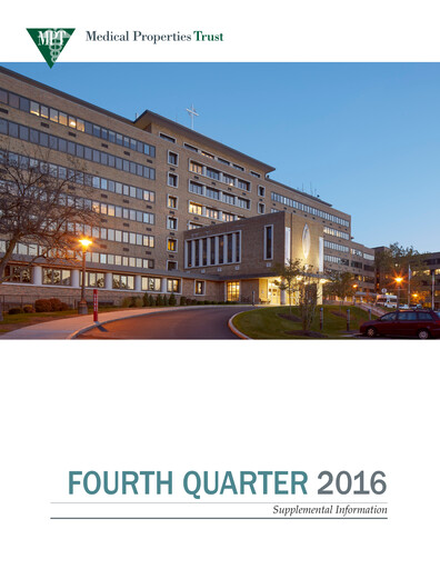 Thumbnail Medical Properties Trust
 Quarterly Report 2016-q4