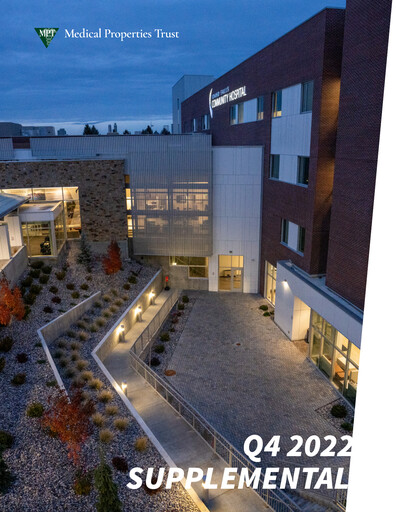 Thumbnail Medical Properties Trust
 Quarterly Report 2022-q4