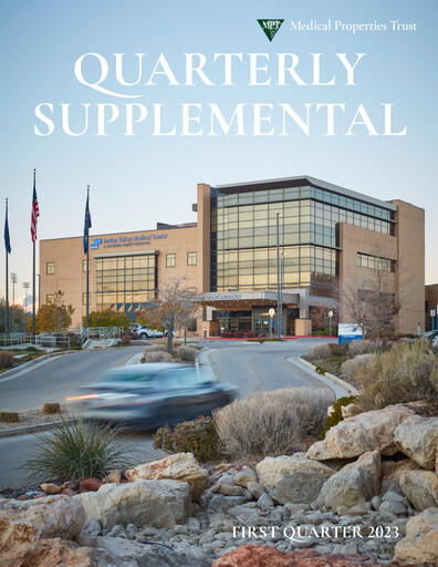Thumbnail Medical Properties Trust
 Quarterly Report 2023-q1