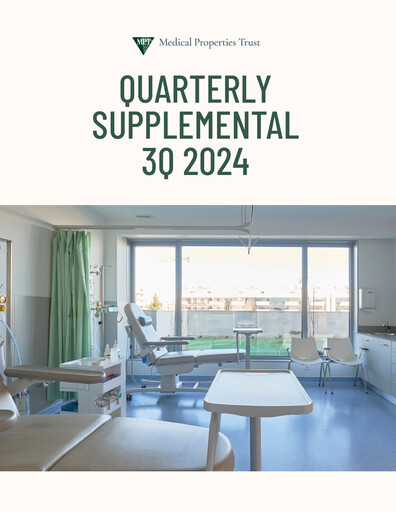 Thumbnail Medical Properties Trust
 Quarterly Report 2024-q3