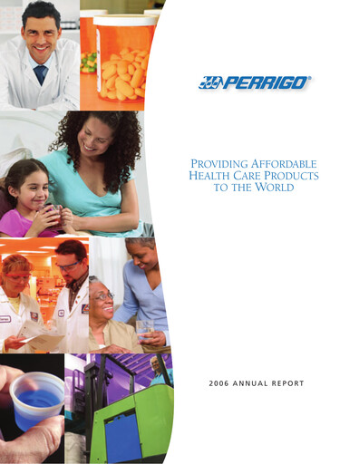 Thumbnail Perrigo Annual Report 2006