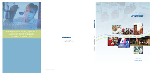 Thumbnail Perrigo Annual Report 2008
