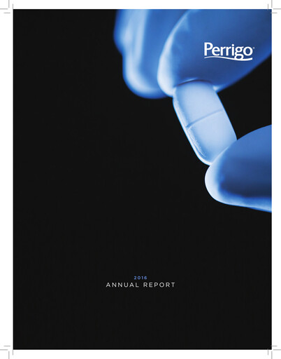 Miniature Perrigo Rapport annuel 2016