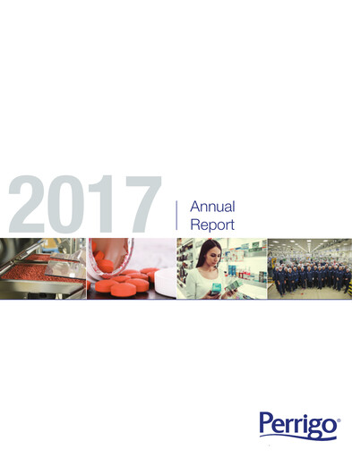 Miniature Perrigo Rapport annuel 2017
