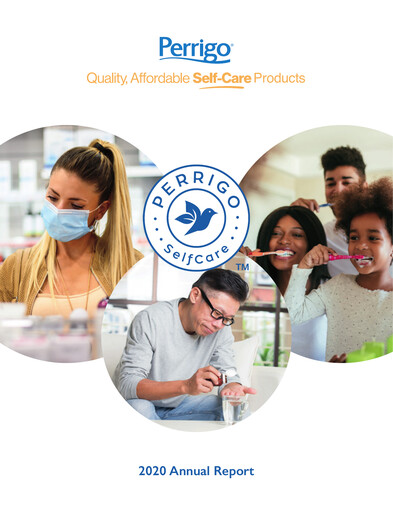 Miniature Perrigo Rapport annuel 2020