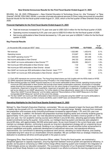 Thumbnail New Oriental Quarterly Report 2026-q1