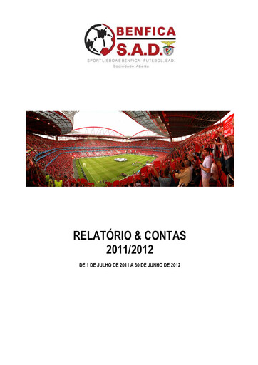 Thumbnail Sport Lisboa e Benfica Annual Report 2011-2012