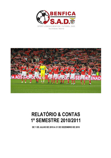 Vorschaubild Sport Lisboa e Benfica Halbjahresbericht 2010-h1