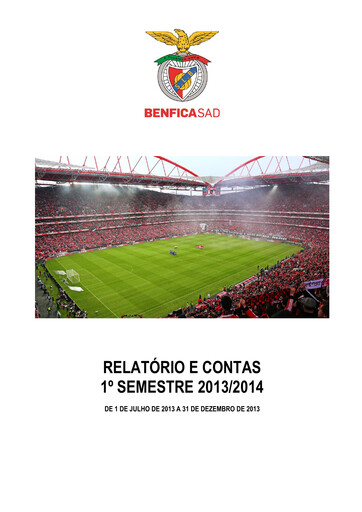 Vorschaubild Sport Lisboa e Benfica Halbjahresbericht 2013-h1