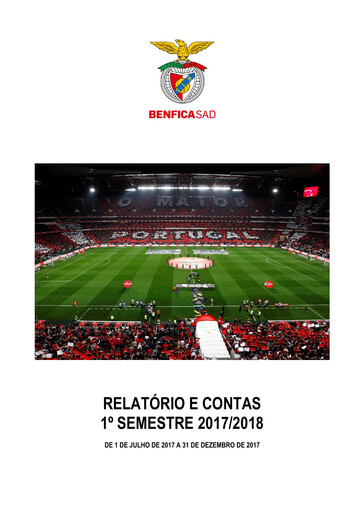 Vorschaubild Sport Lisboa e Benfica Halbjahresbericht 2017-h1