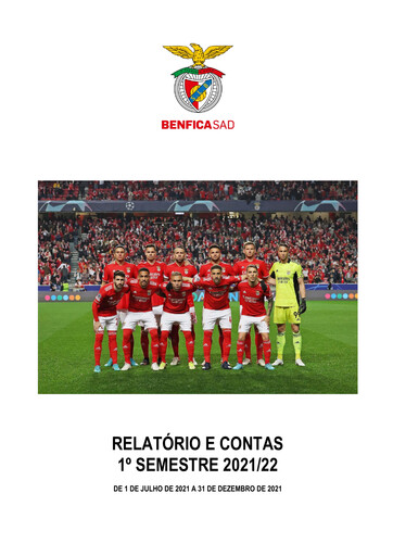Thumbnail Sport Lisboa e Benfica Half-year Report 2021-h1