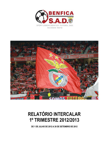 Miniature Sport Lisboa e Benfica Rapport trimestriel 2012-q1