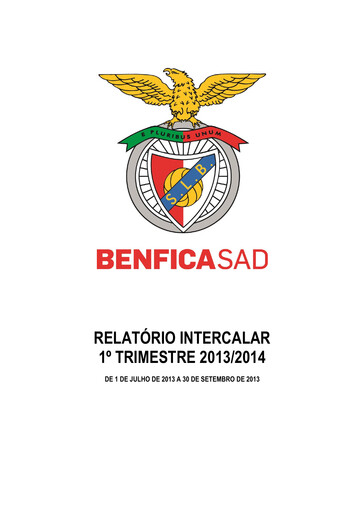 Miniature Sport Lisboa e Benfica Rapport trimestriel 2013-q1