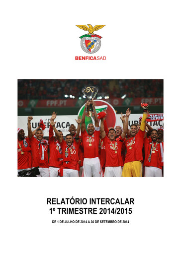 Miniature Sport Lisboa e Benfica Rapport trimestriel 2014-q1