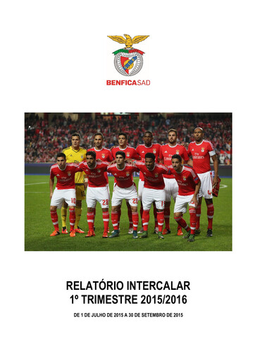 Miniature Sport Lisboa e Benfica Rapport trimestriel 2015-q1