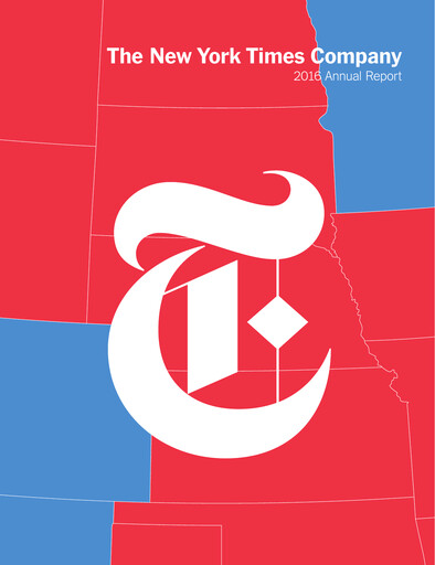 Thumbnail New York Times Annual Report 2016