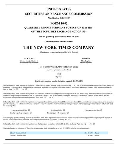 Thumbnail New York Times Quarterly Report 2017-q2