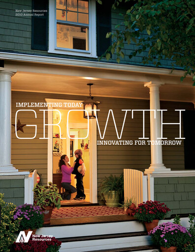 Thumbnail New Jersey Resources Annual Report 2010