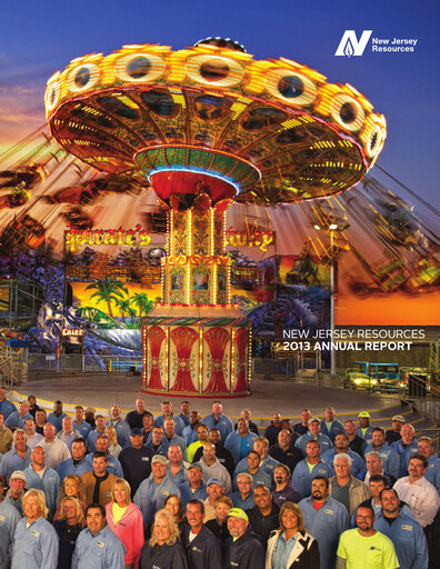Thumbnail New Jersey Resources Annual Report 2013