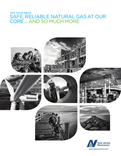 Thumbnail New Jersey Resources Annual Report 2015