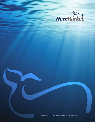 Thumbnail NewMarket Corp Annual Report 2013