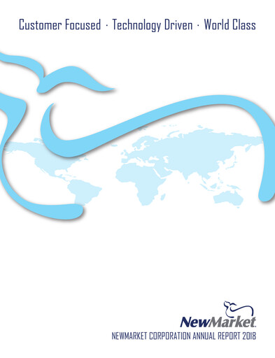 Thumbnail NewMarket Corp Annual Report 2018